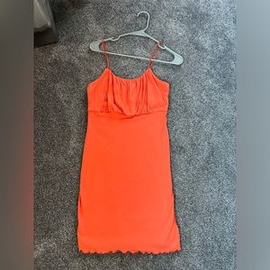 Wild Fable bodycon orange dress! Size M